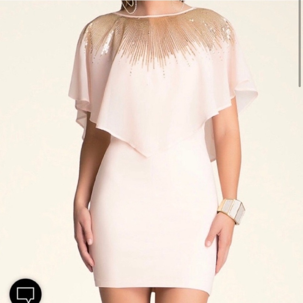 Peach cocktail/ evening dress